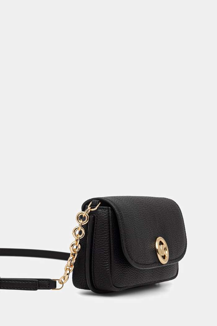 Kožená kabelka MICHAEL Michael Kors 32S6GY5C5L čierna SS26