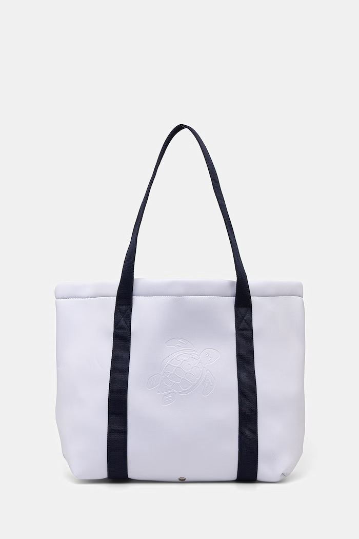 Vilebrequin torebka shopper damska BAGSIB biały BSBE0137