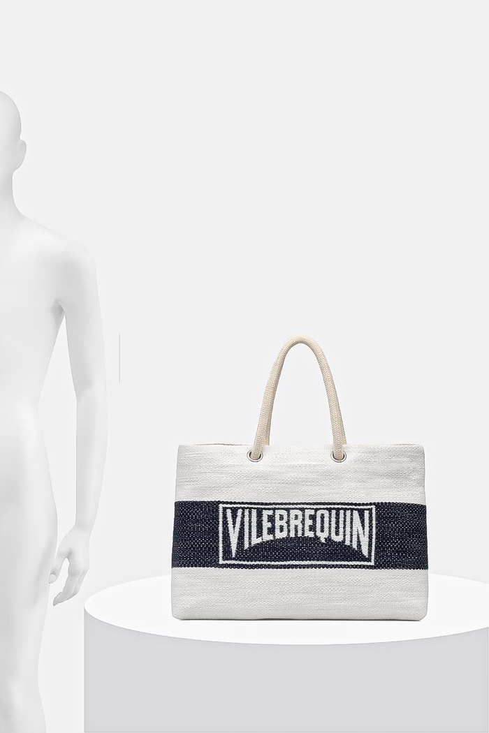 Vilebrequin kabelka typu shopper dámska bavlnená BINTA BTAE0401