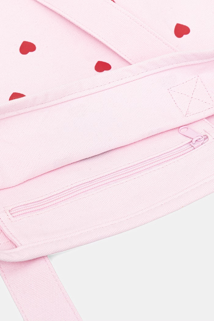 Converse Чанта тип "tote bag" женска от памук x CHUCKS IN LOVE MA5947 розов