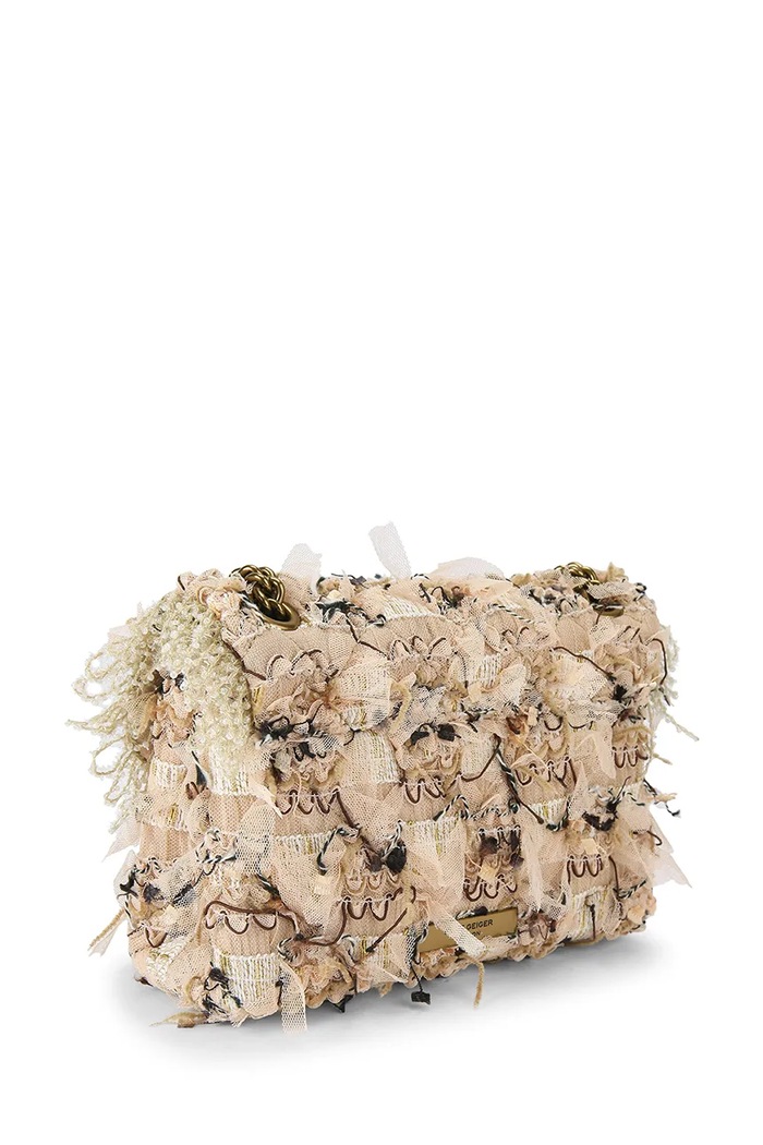 Doplnky Kurt Geiger London dámska crossbody kabelka Kensington 5379543609 béžová