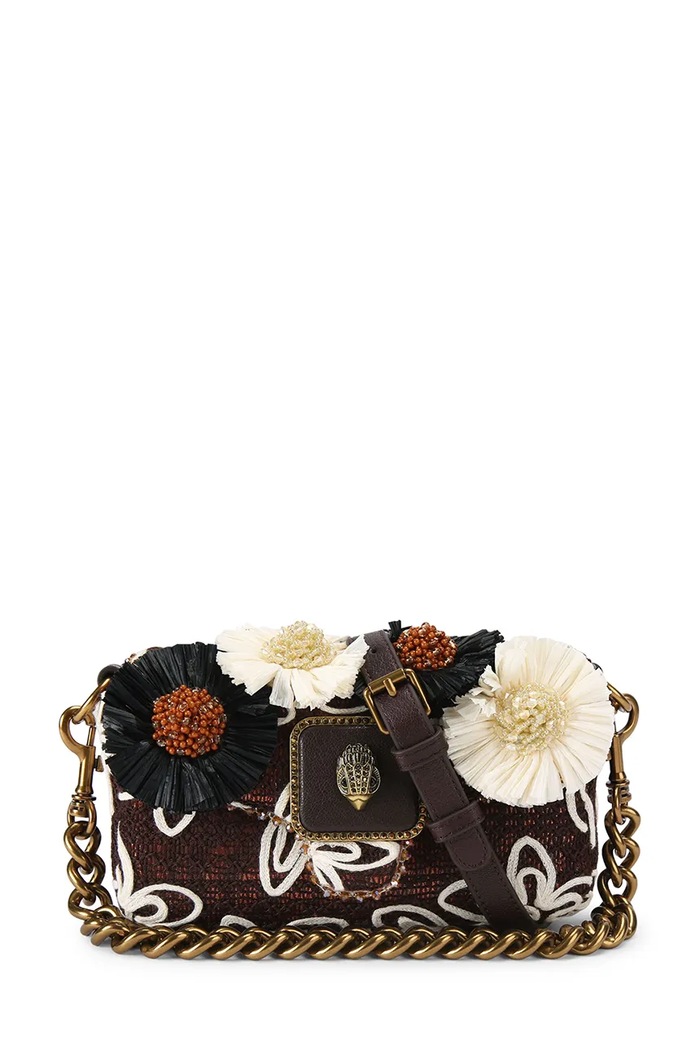 Kurt Geiger London borsa a tracollo da donna Mini Pimlico marrone 5644635069