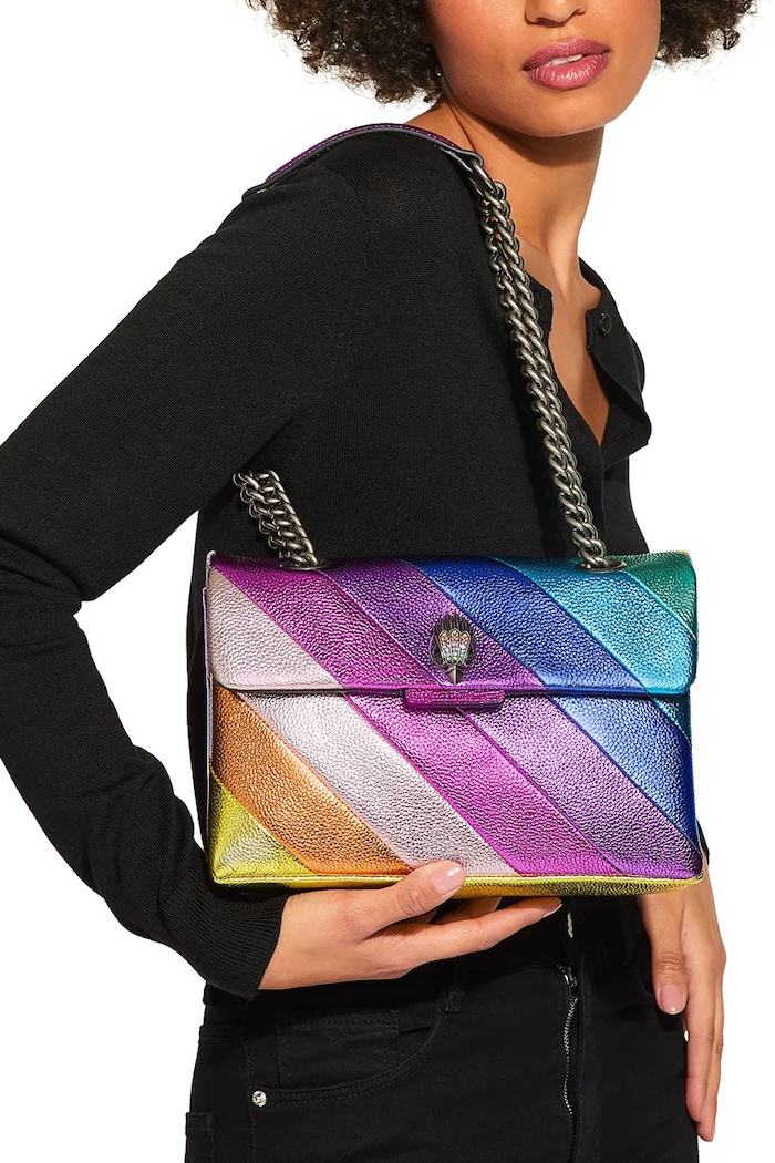 Kurt Geiger London dámska kožená crossbody kabelka Kensington 4551069109