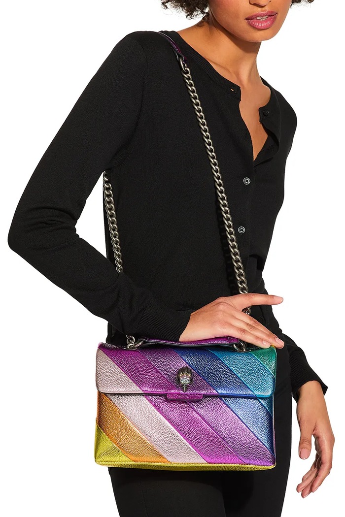 Kurt Geiger London dámska kožená crossbody kabelka Kensington 4551069109