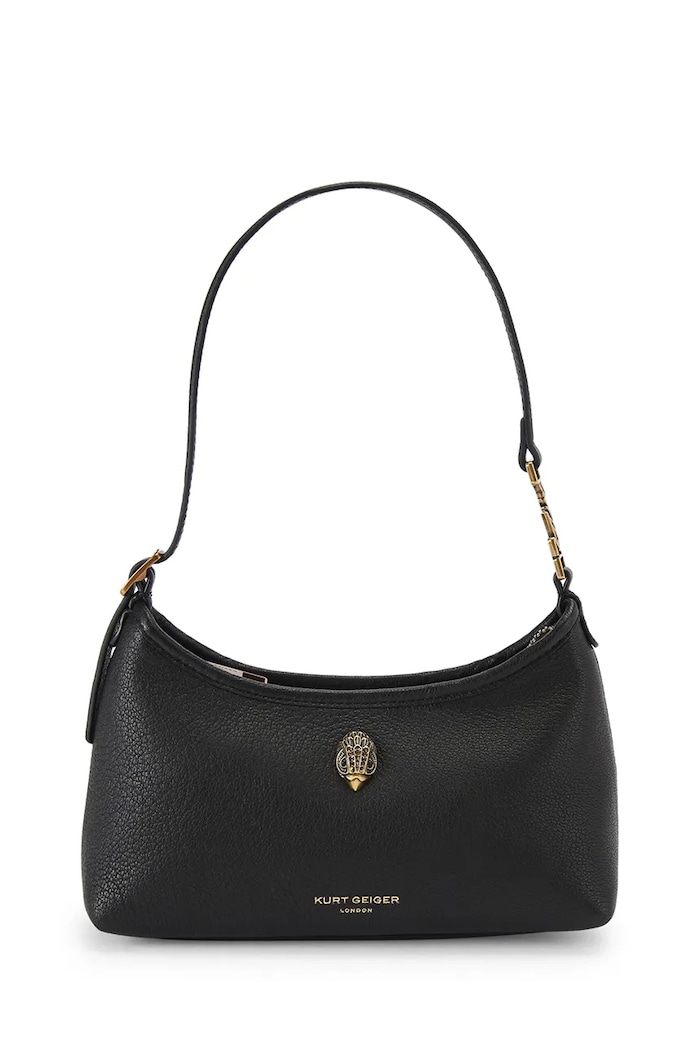 Kurt Geiger London torebka damska skórzana Kurt sling czarny 5586600109