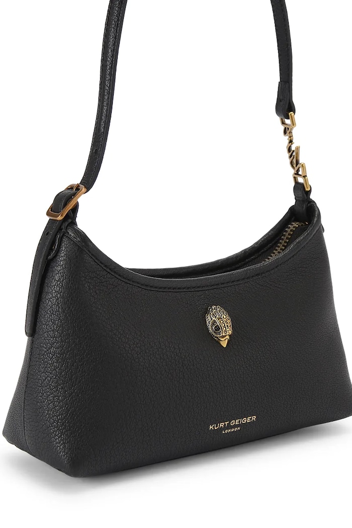 Kurt Geiger London torebka damska skórzana Kurt sling 5586600109 czarny SS26