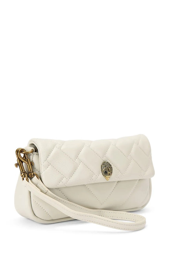 Kurt Geiger London torebka crossbody damska skórzana Pickle Shoulder Bag 5579241109 beżowy SS26