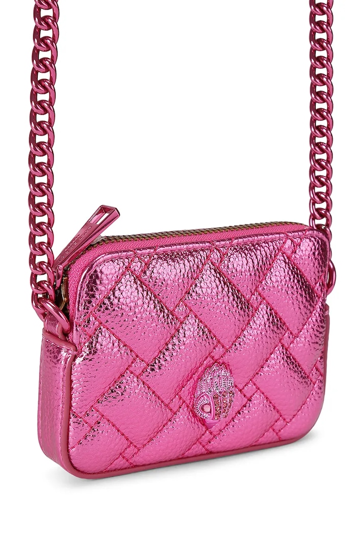 Kurt Geiger London dámska peňaženka Micro Kensington 3735598979 ružová SS26