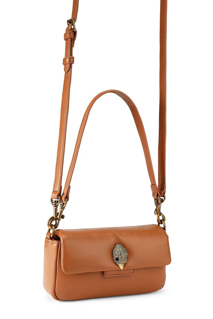 Kurt Geiger London geantă crossbody pentru femei, din piele Mini Oxford 5586436109 maro SS26