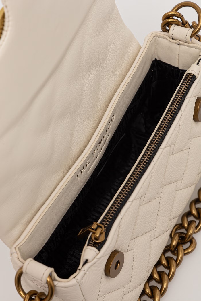 Kurt Geiger London torebka damska skórzana Mini Pimlico 5626741109 beżowy