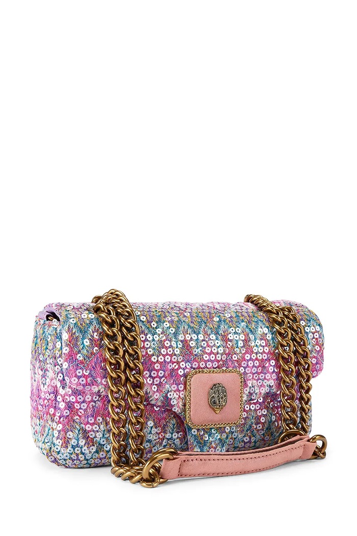 Kurt Geiger London dámska crossbody kabelka Pimlico 5374899779 fialová SS26