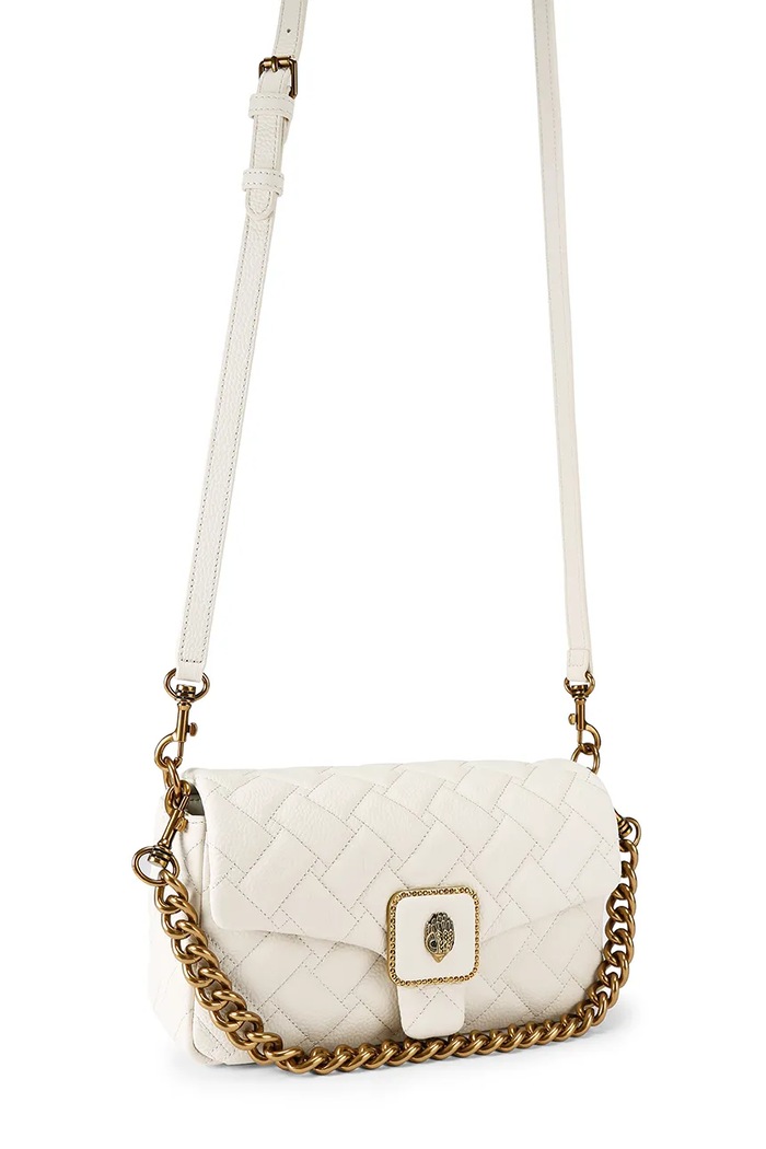 Kurt Geiger London torebka bagietka damska skórzana Pimlico 5626841109 beżowy SS26