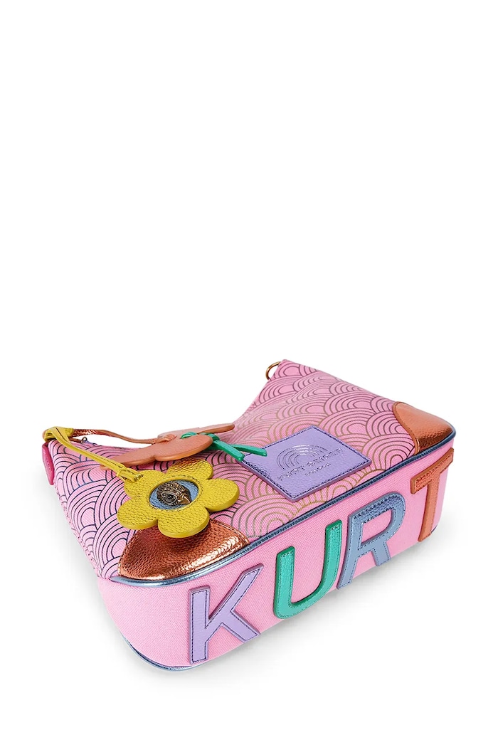 Kurt Geiger London torebka damska bawełniana Southbank 5570998609 fioletowy SS26
