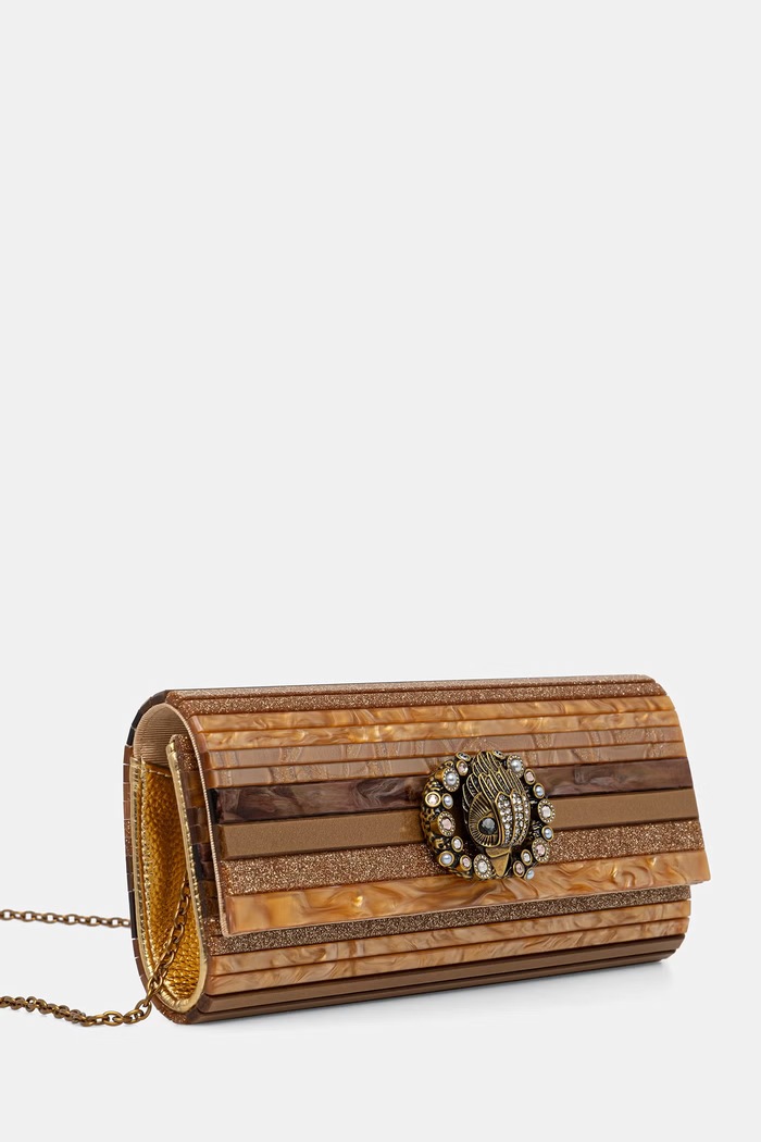 Kurt Geiger London клатч жіночий Eagle 5604468979 коричневий SS26