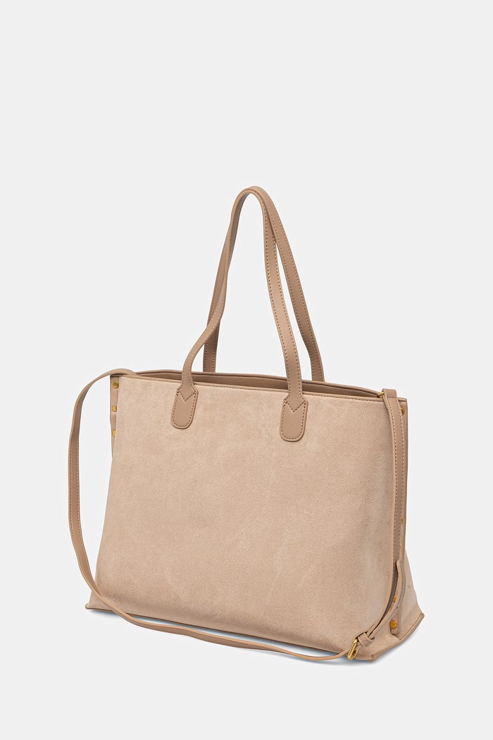Dodatki Morgan shopper torba ženska iz imitacije semiša 2CABASU bež