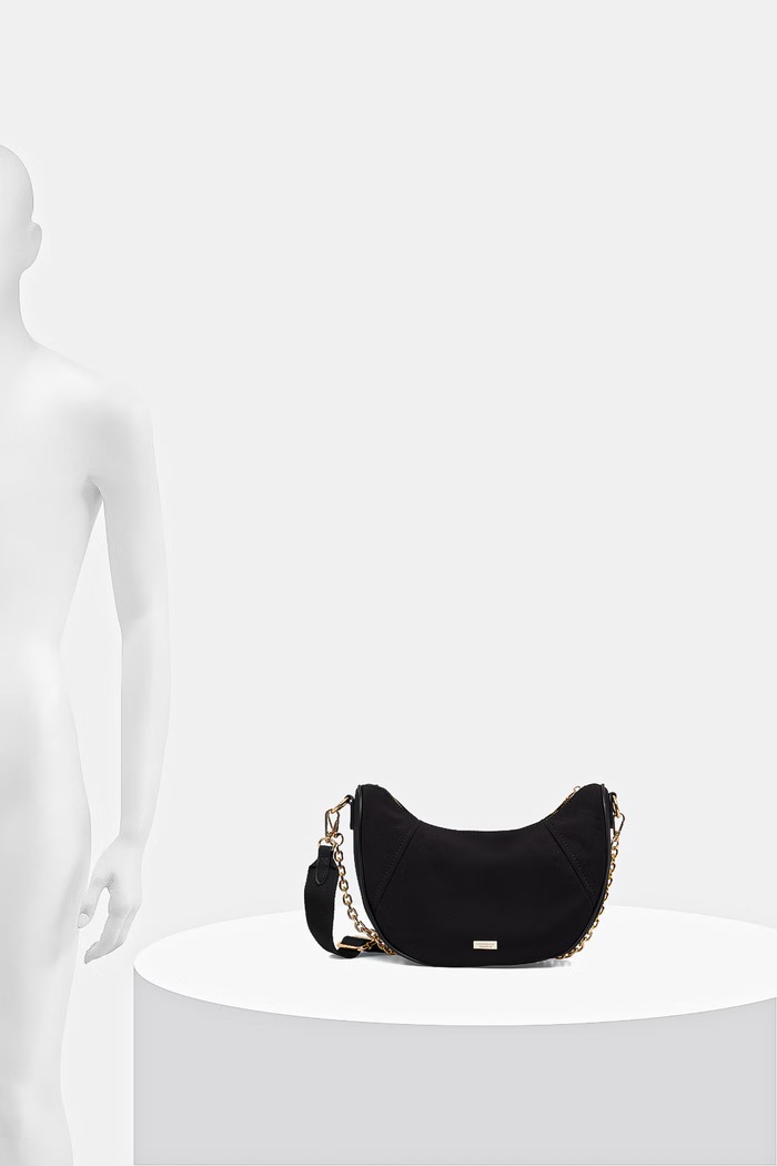 Torebka crossbody damska Morgan 2FLOWER czarny