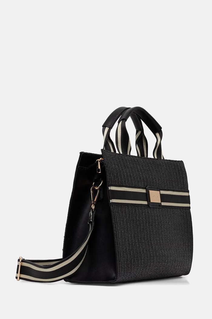 Morgan torebka shopper damska pleciona 2TIPA czarny SS26