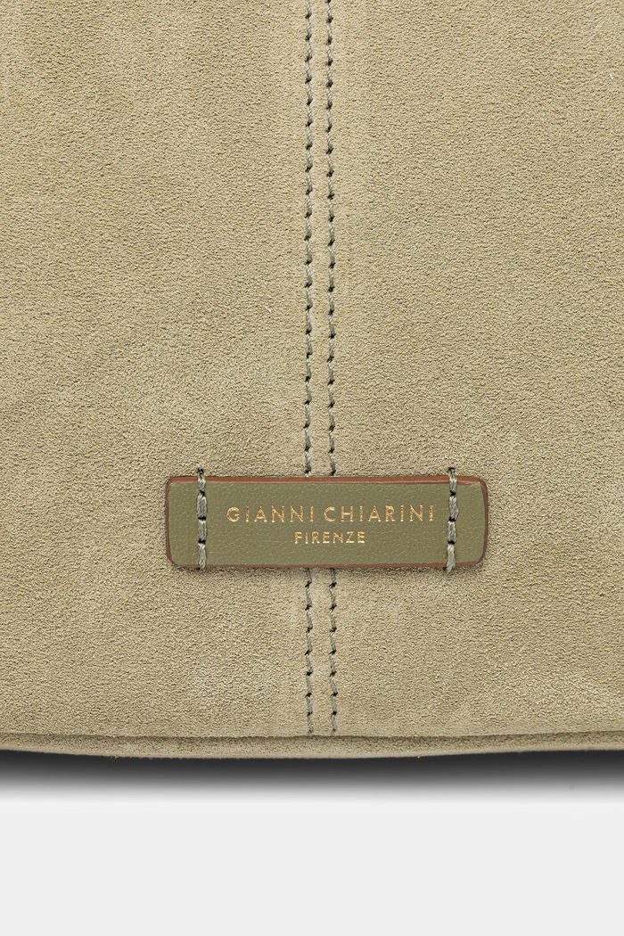 Gianni Chiarini geantă pentru femei, din piele întoarsă ARYNA verde BS.12219.CM.PL