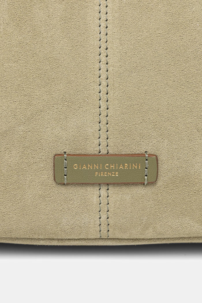 Gianni Chiarini geantă pentru femei, din piele întoarsă ARYNA verde BS.12219.CM.PL