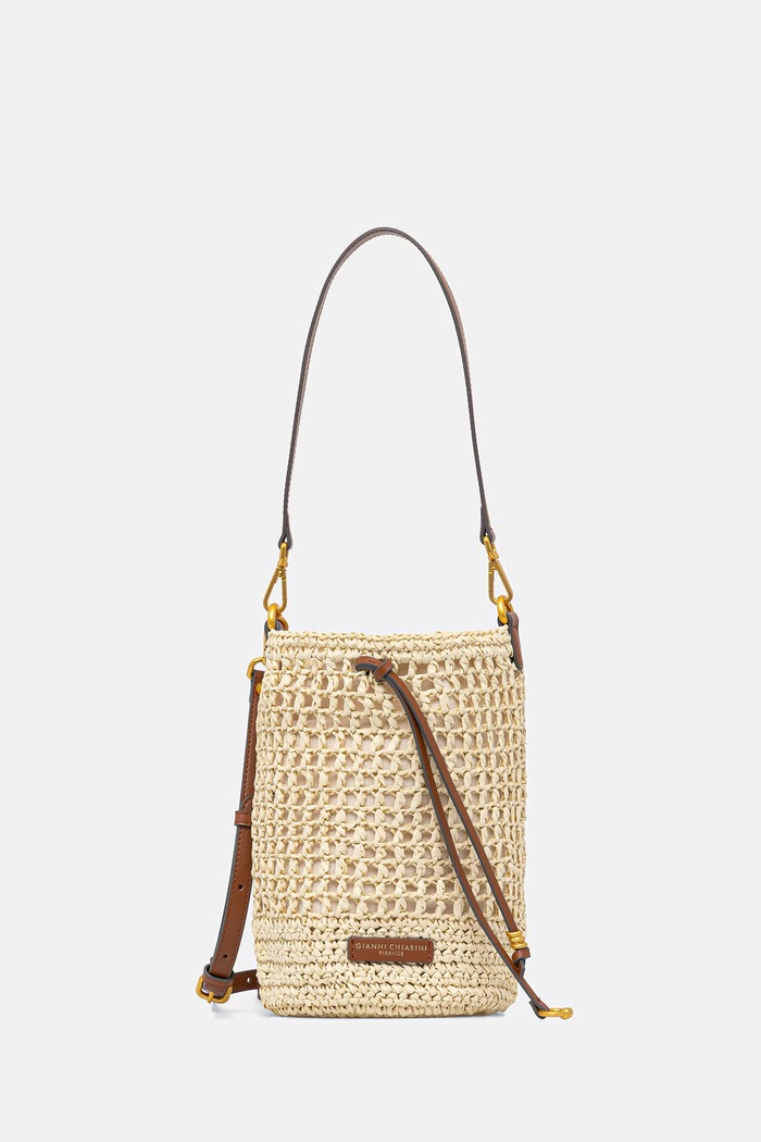Gianni Chiarini servietă pentru femei NEFELI bej BS.11951/COMM.STR.CRCH