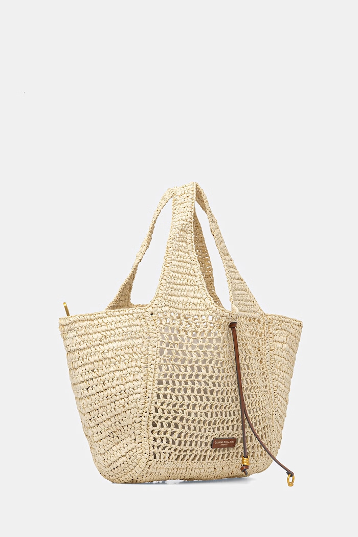 Gianni Chiarini geantă shopper pentru femei NEFELI BS.11953/COMM.STR.CRCH bej SS26