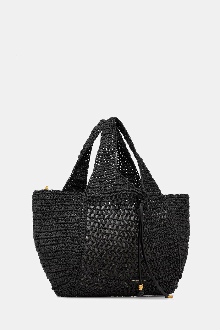 Gianni Chiarini geantă shopper pentru femei NEFELI BS.11953/COMM.STR.CRCH negru SS26
