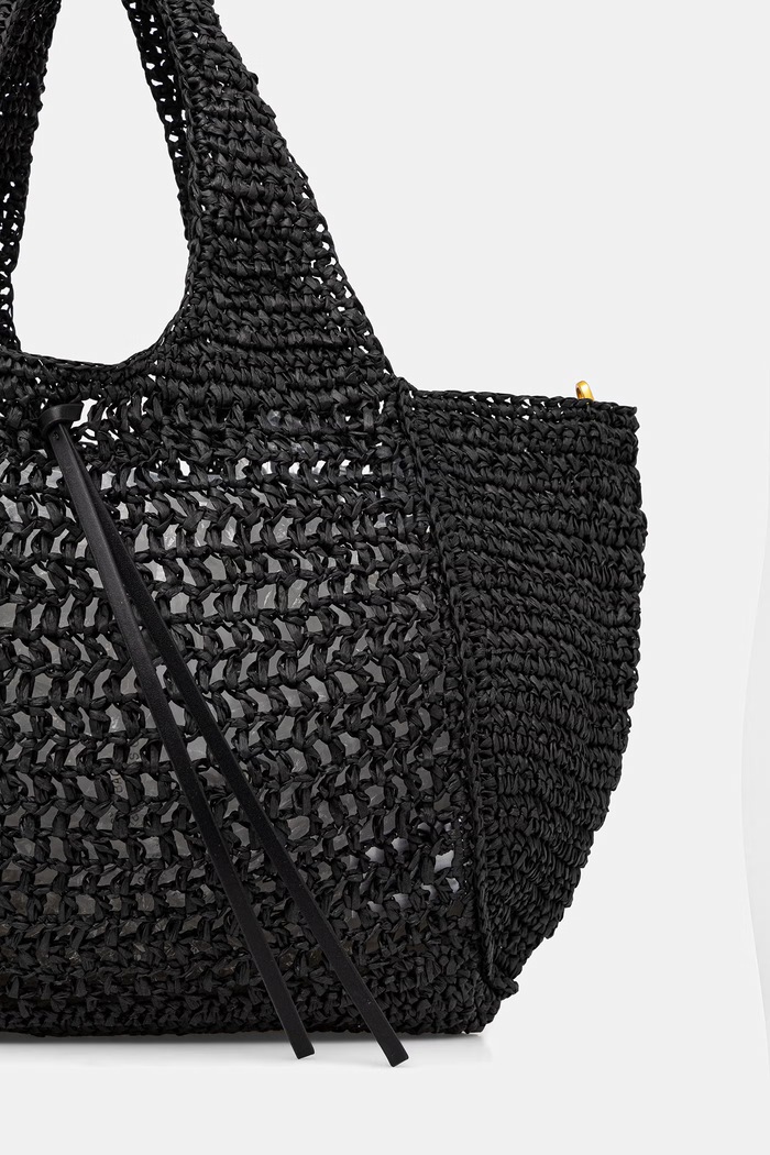 Accesorii Gianni Chiarini geantă shopper pentru femei NEFELI BS.11953/COMM.STR.CRCH negru