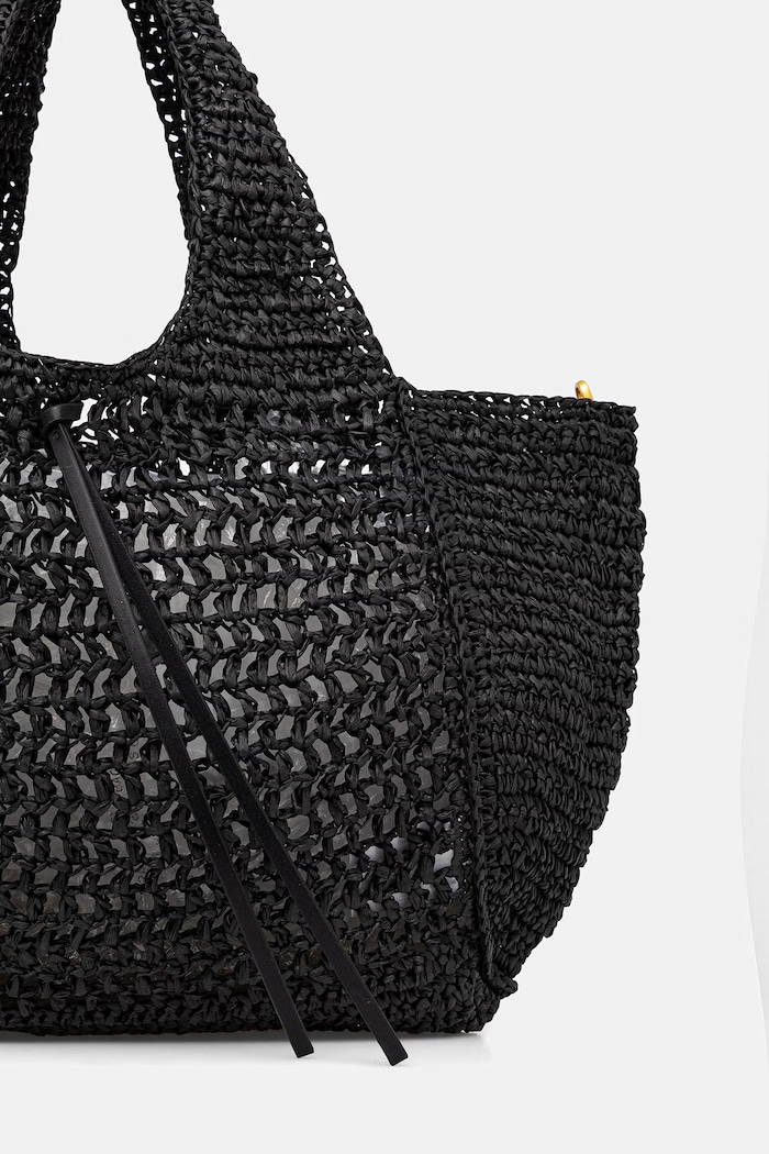 Accesorii Gianni Chiarini geantă shopper pentru femei NEFELI BS.11953/COMM.STR.CRCH negru