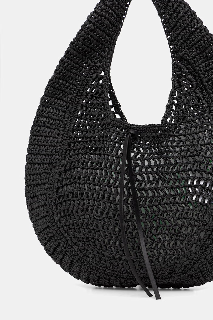 Doplňky Gianni Chiarini dámská nákupní taška NEFELI BS.11954/COMM.STR.CRCH černá