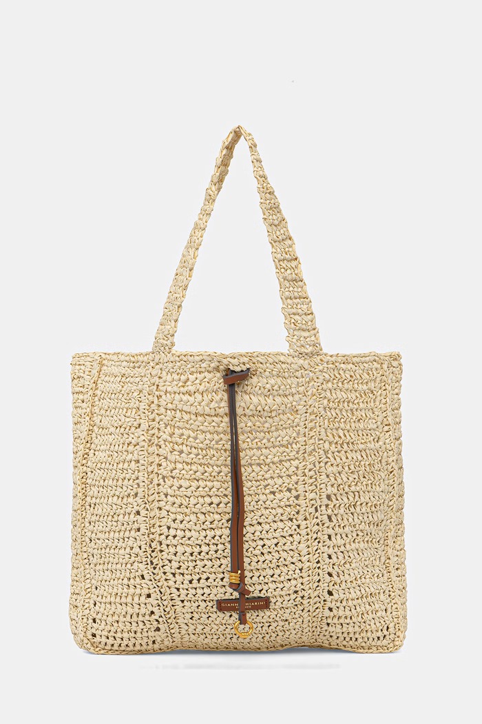 Gianni Chiarini kabelka typu tote dámska NEFELI béžová BS.11955/COMM.STR.CRCH
