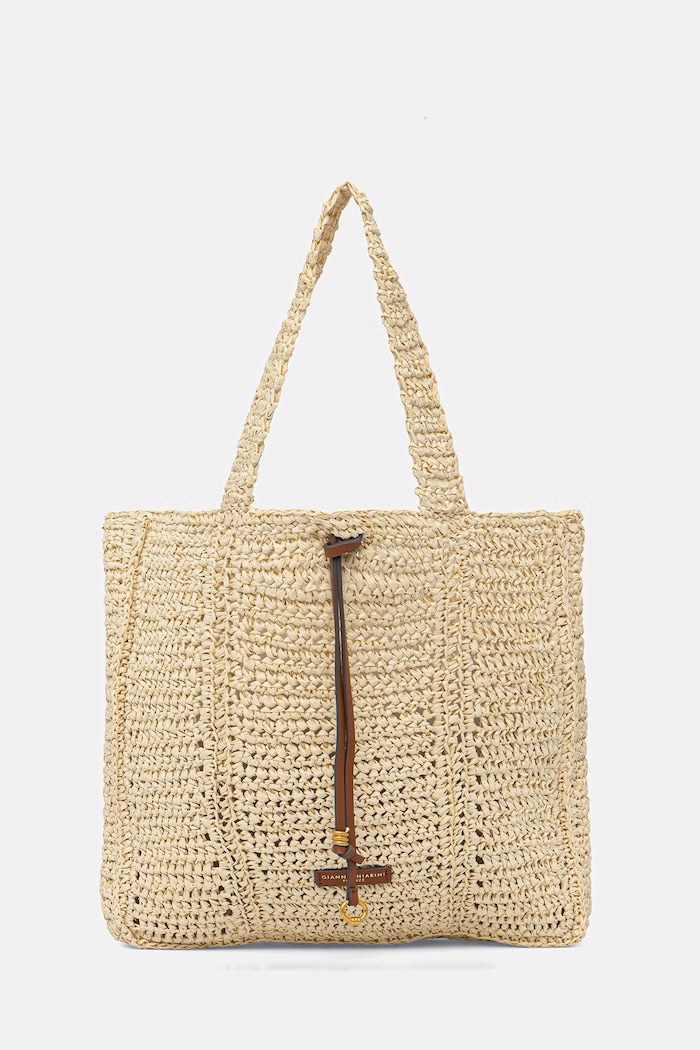 Gianni Chiarini kabelka typu tote dámska NEFELI béžová BS.11955/COMM.STR.CRCH