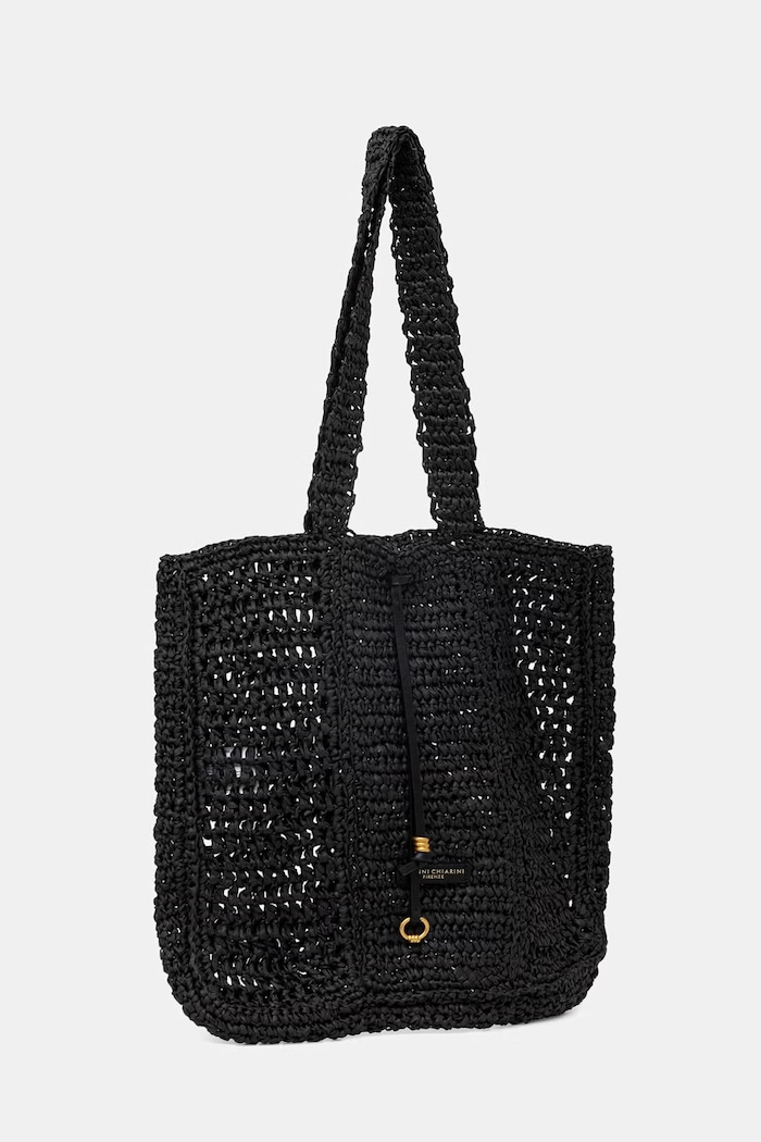 Gianni Chiarini kabelka typu tote dámska NEFELI BS.11955/COMM.STR.CRCH čierna SS26
