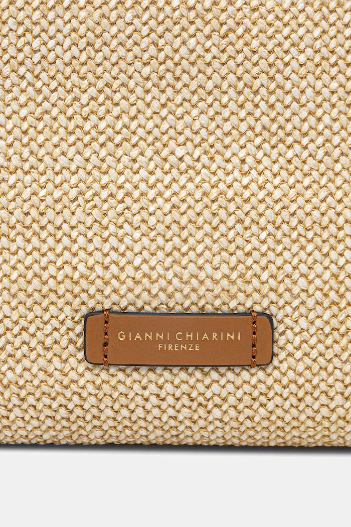Gianni Chiarini torebka crossbody damska skórzana NORA POUCH beżowy BS.10225/COMM.TWIST.LS