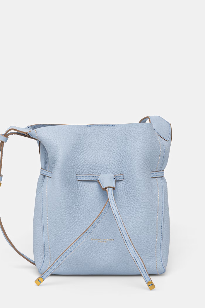 Gianni Chiarini torebka worek damska skórzana SIENNA BS.11786.RNGDBL.T.U. niebieski SS26