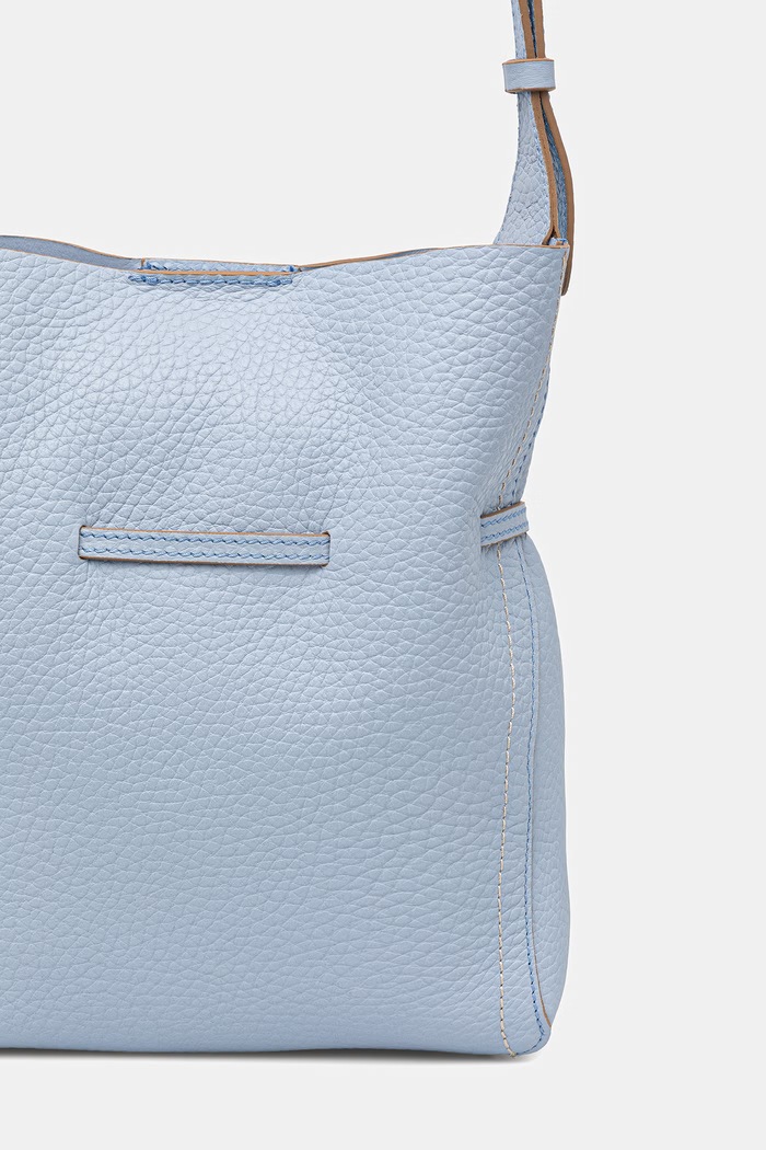 Gianni Chiarini torebka worek damska skórzana SIENNA niebieski BS.11786.RNGDBL.T.U.