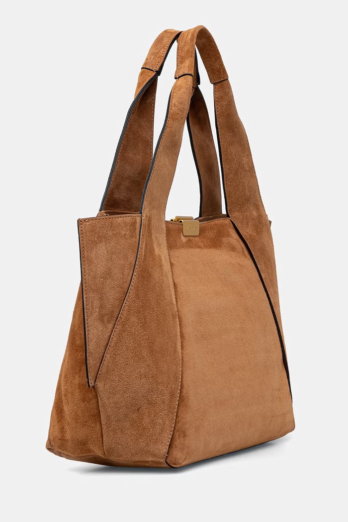 Gianni Chiarini női velúrbőr táska VIVI BS.11997.CM.PL barna SS26