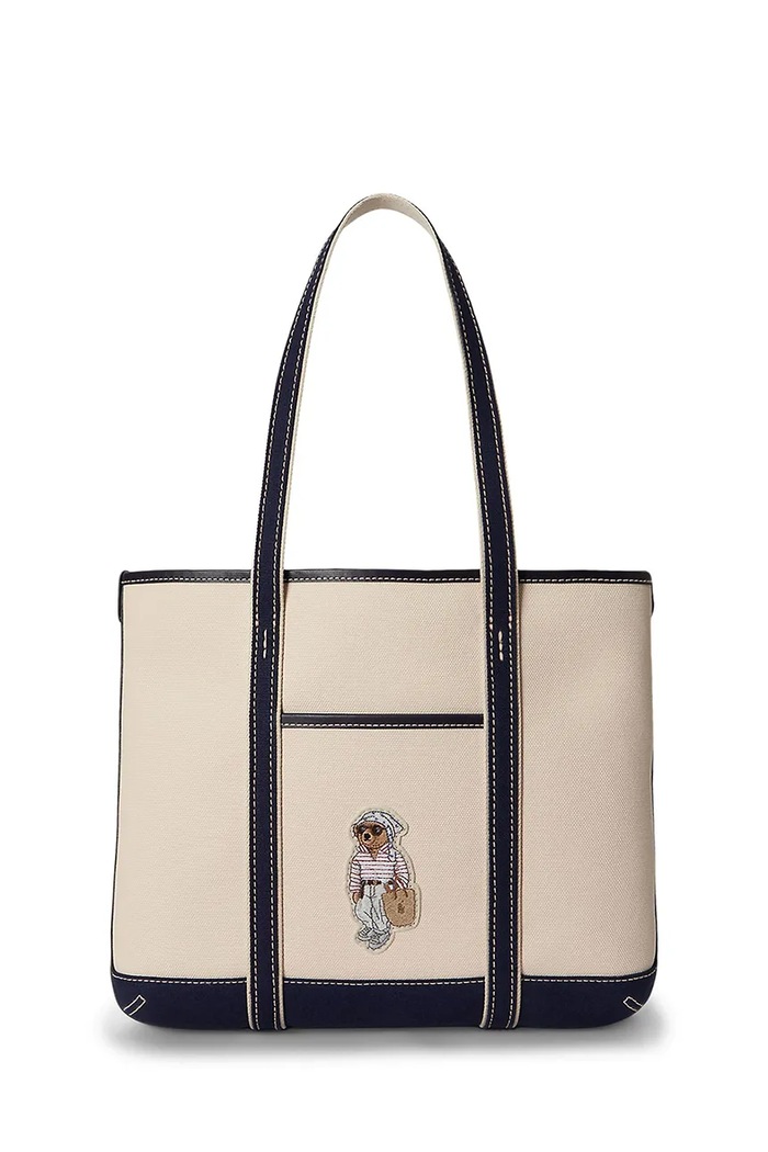 Polo Ralph Lauren női pamut vászontáska bézs 428P10931