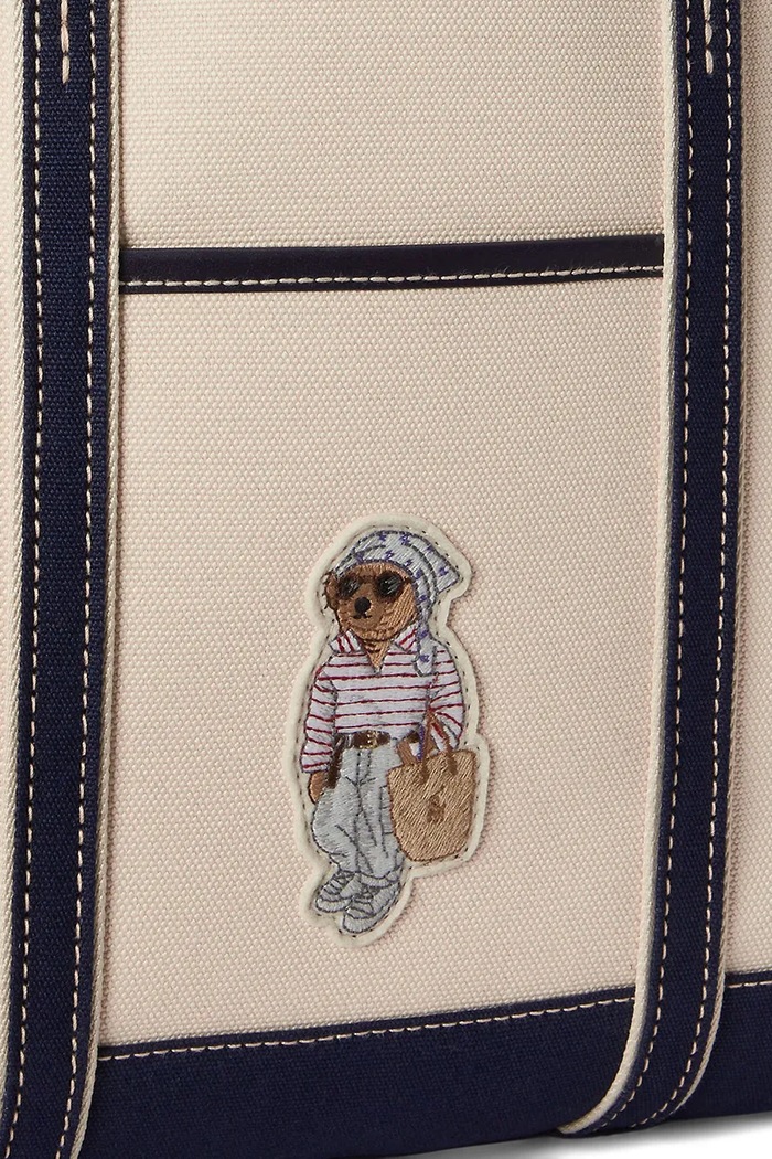 Polo Ralph Lauren női pamut vászontáska 428P10931 bézs