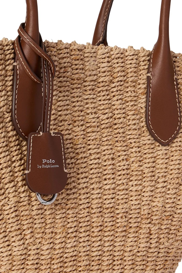 Polo Ralph Lauren torebka koszyk damska pleciona 428P10933 beżowy