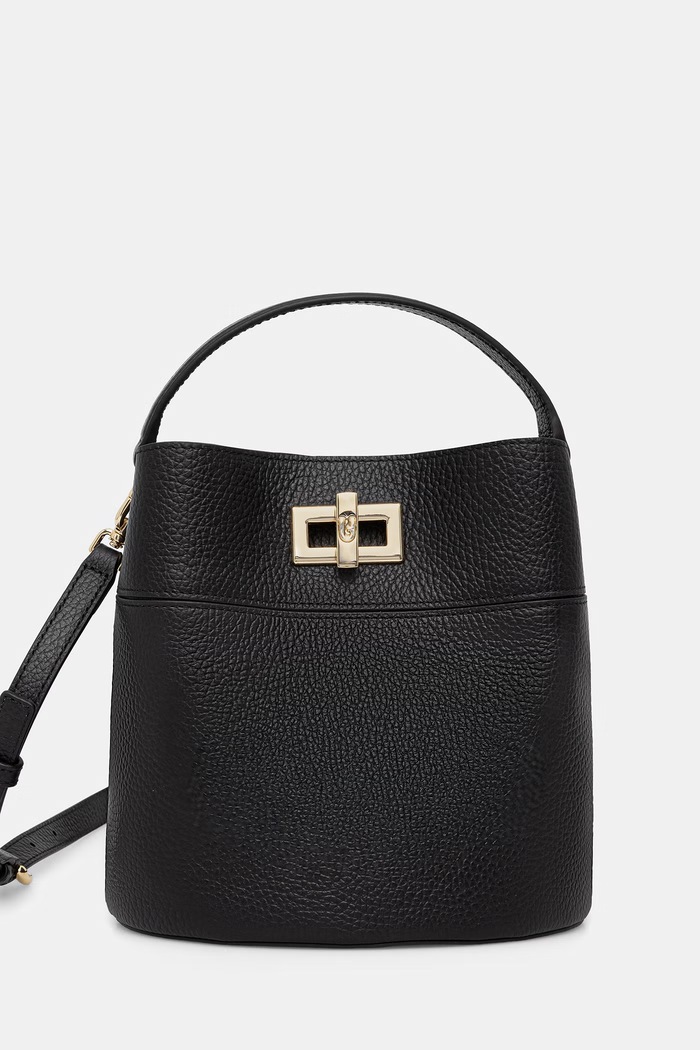 Furla kabelka typu vak dámska kožená Amelia Mini Bucket Bag čierna WE00879.HSF000.O6000