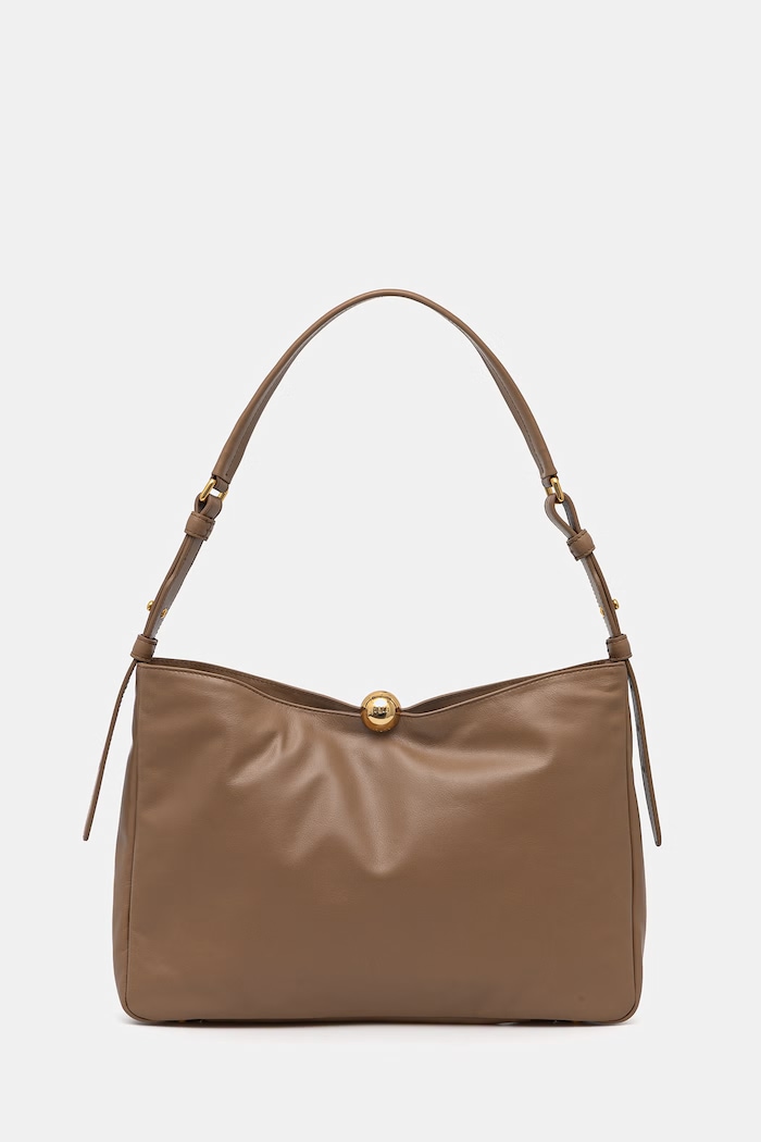 Furla geantă shopper pentru femei, din piele Sfera Soft L Shoulder Bag maro WB01365.BX3168.4489S
