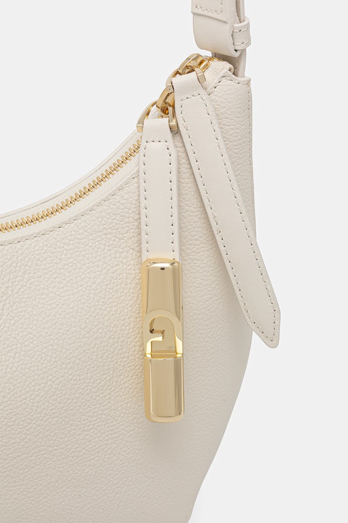 Furla torebka damska skórzana Goccia S Shoulder Bag beżowy WB01500.BX3353.PNN00