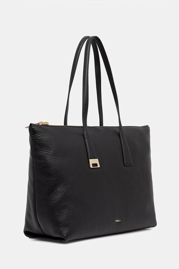 Furla dámska kožená shopper kabelka Olivia L Tote WB01940.HSF000.O6000 čierna SS26