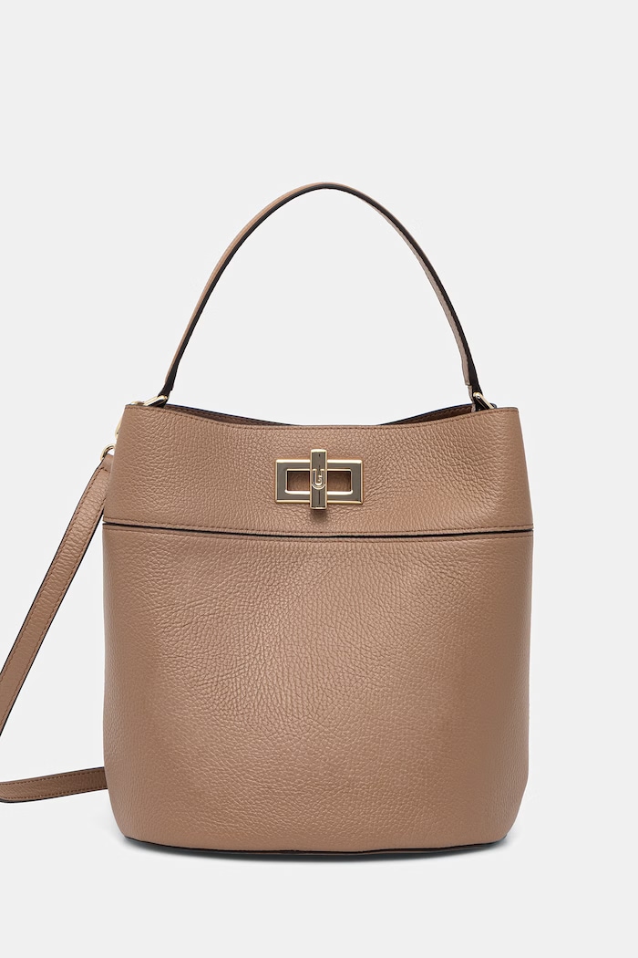 Furla torebka crossbody damska skórzana Amelia M Bucket Bag brązowy WB01953.HSF000.4489S
