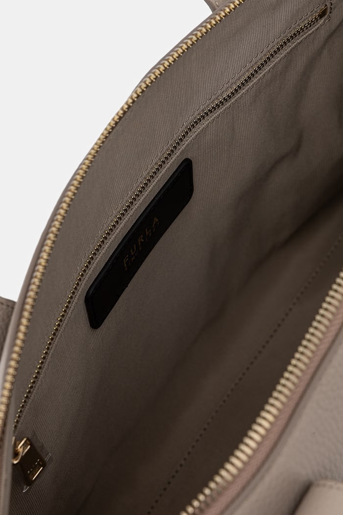 Furla torebka shopper damska skórzana Olivia M Tote WB01977.HSF000.4488S beżowy