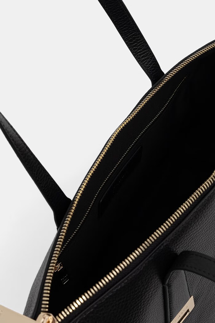 Furla torebka shopper damska skórzana Olivia M Tote WB01977.HSF000.O6000 czarny