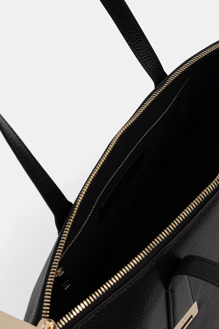 Furla torebka shopper damska skórzana Olivia M Tote WB01977.HSF000.O6000 czarny