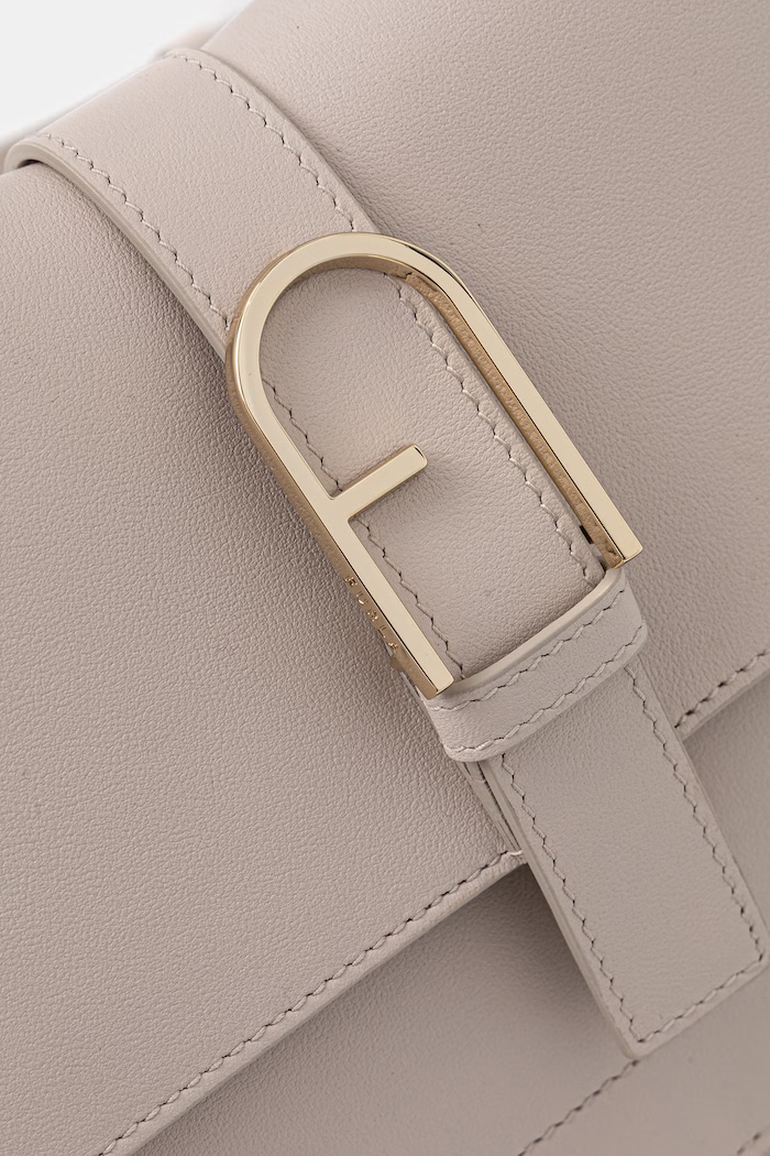 Furla torebka damska skórzana Flow M Top Handle beżowy WB00996.BX2045.4556S