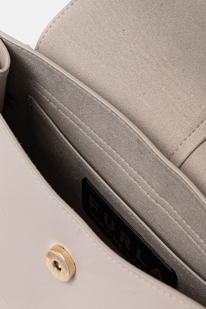 Furla torebka damska skórzana Flow M Top Handle WB00996.BX2045.4556S beżowy