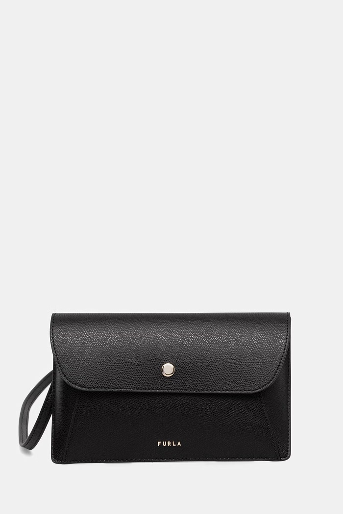 Furla kabelka typu shopper dámska kožená Lea M Tote WB01941.ARE000.O6000 čierna